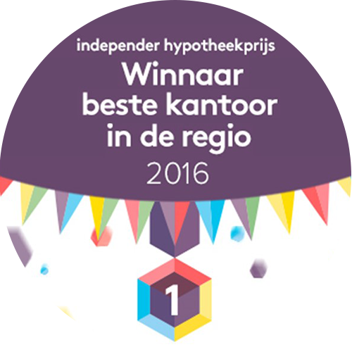 Winnaar Independer hypotheekprijs beste kantoor Zuid-Holland-Zuid